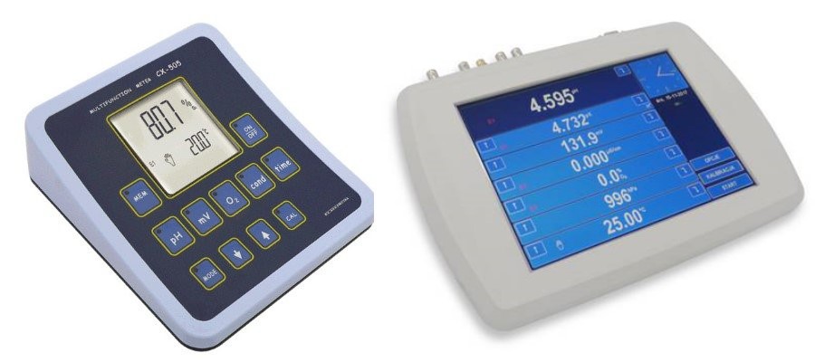 Messgeräte, pH-Meter, Leitfähigkeitsmessgeräte, Sauerstoffmessgeräte, Dickenmessgeräte, Thermometer 03